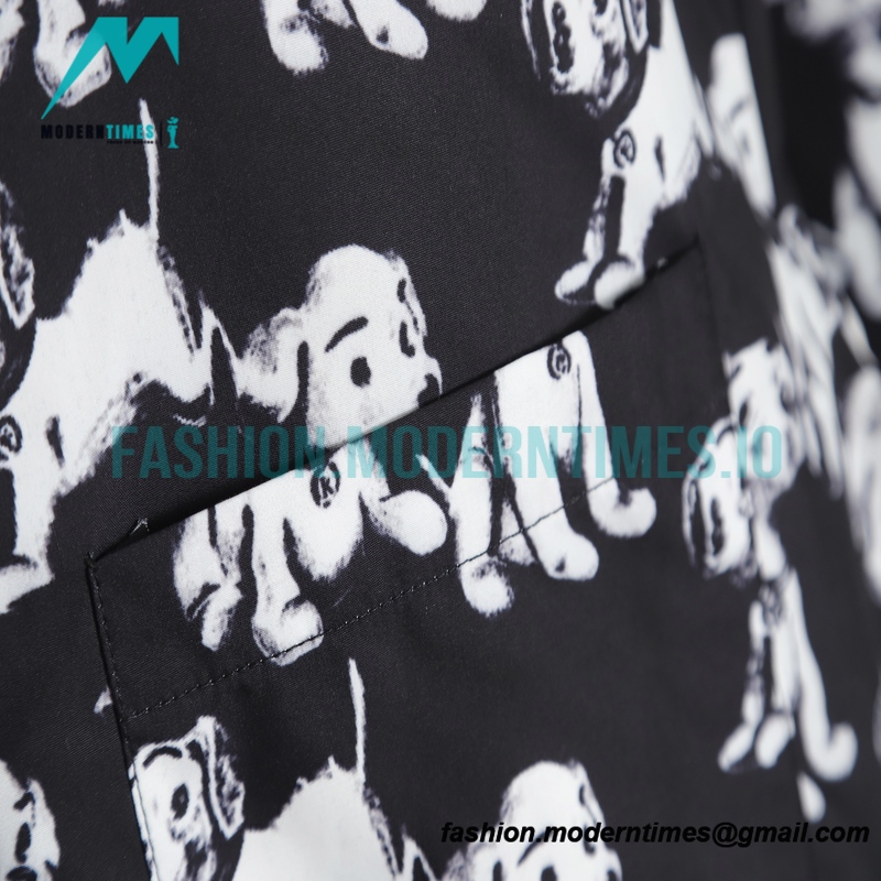 Celine - 22ss Ski Limited Puppy Shirt Short Sleeve Celine - 22ss Ski Limited Puppy Shirt Short Sleeve